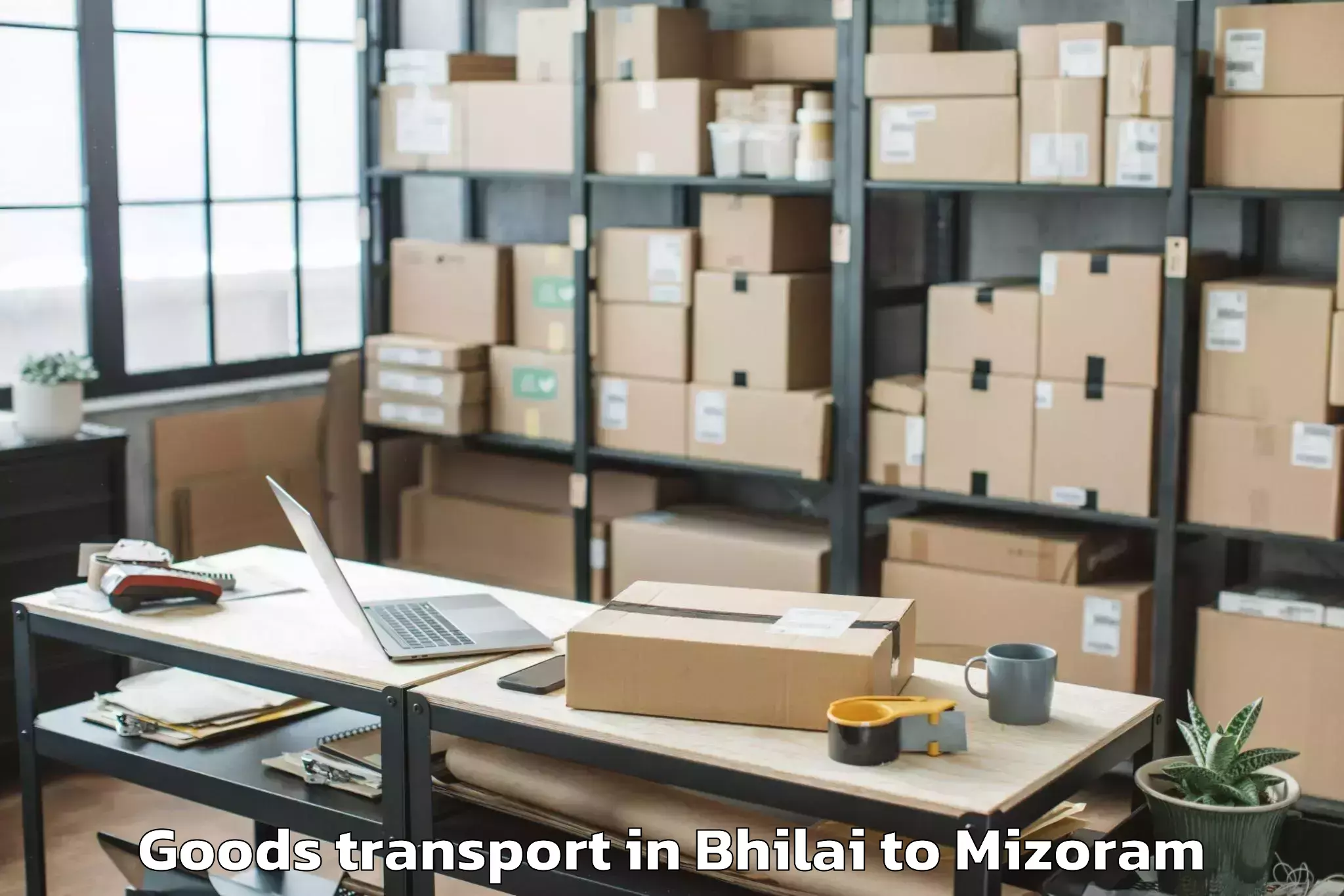 Comprehensive Bhilai to Aibawk Goods Transport